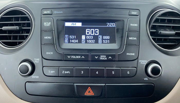 2018 Hyundai Xcent E PLUS, Petrol, Manual, 60,486 km, Infotainment System