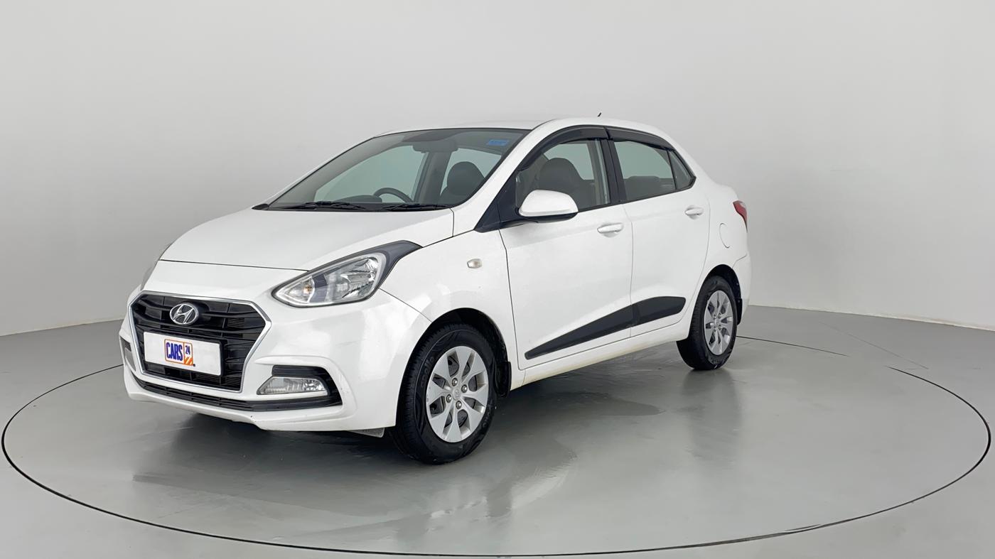 2018 Hyundai Xcent E PLUS, Petrol, Manual, 60,486 km, Left Front Diagonal