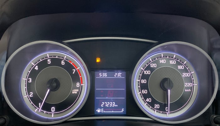 2021 Maruti Dzire ZXI, Petrol, Manual, 27,233 km, Odometer Image