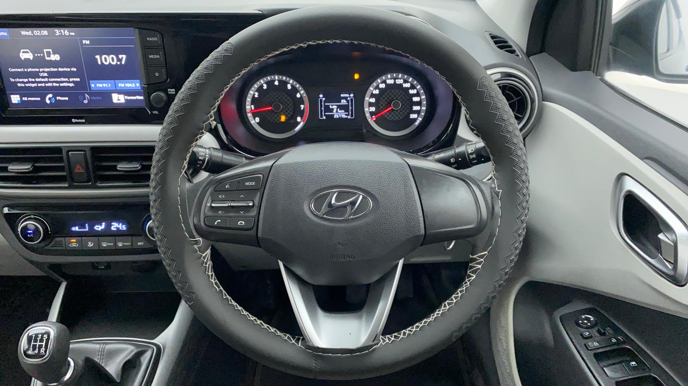 2021 Hyundai GRAND I10 NIOS SPORTZ 1.2 KAPPA VTVT CNG, CNG, Manual, 25,776 km, Steering Wheel Close Up