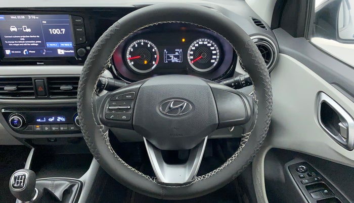2021 Hyundai GRAND I10 NIOS SPORTZ 1.2 KAPPA VTVT CNG, CNG, Manual, 25,776 km, Steering Wheel Close Up