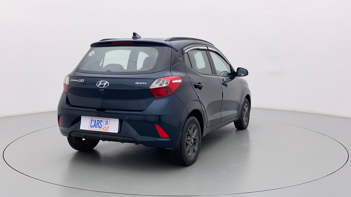2021 Hyundai GRAND I10 NIOS SPORTZ 1.2 KAPPA VTVT CNG, CNG, Manual, 25,776 km, Right Back Diagonal