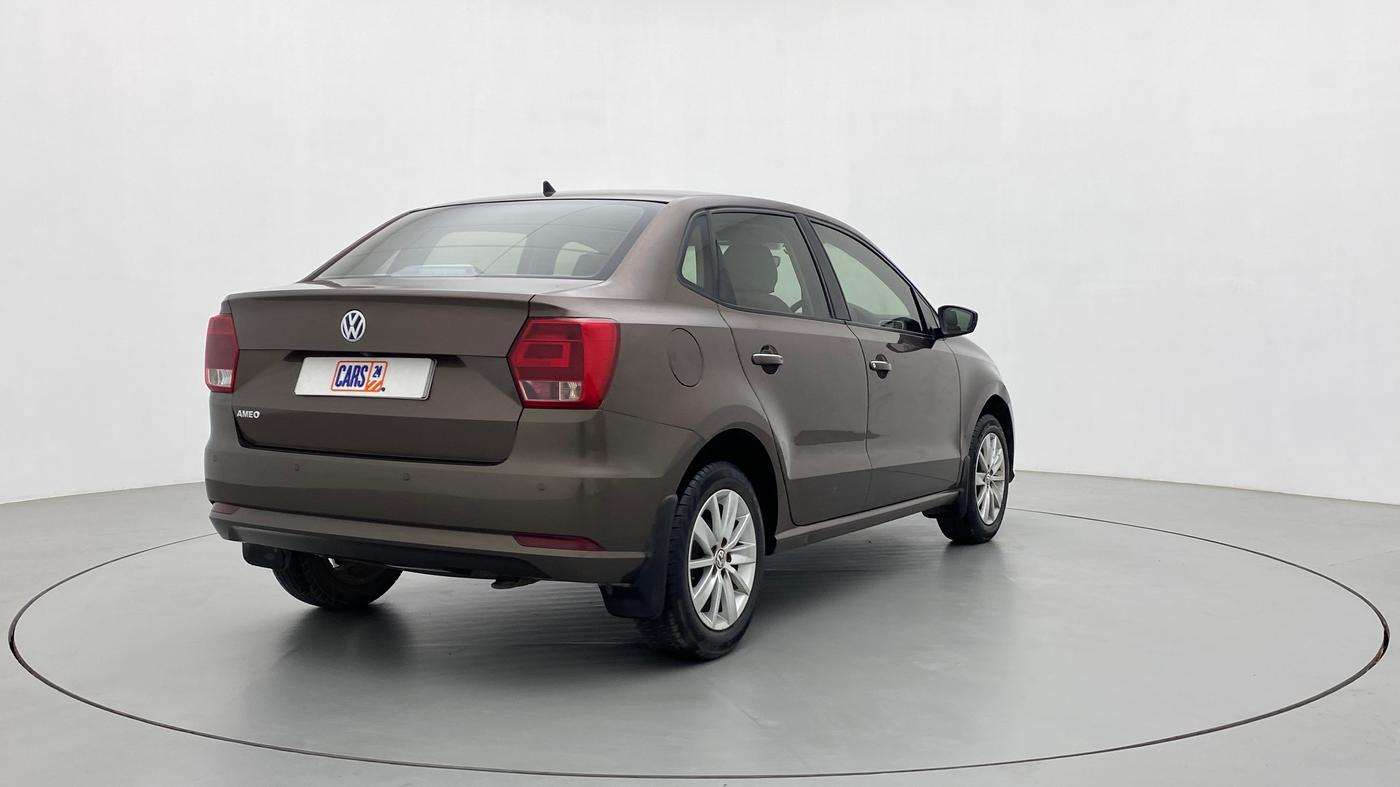 2016 Volkswagen Ameo HIGHLINE1.2L, Petrol, Manual, 56,060 km, Right Back Diagonal