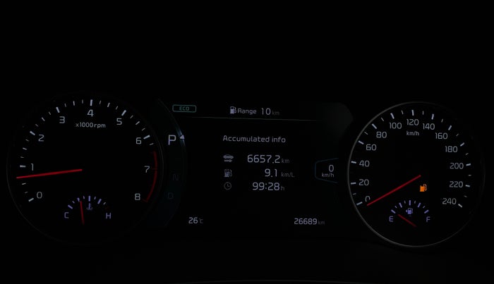 2019 KIA SELTOS GTX PLUS DCT 1.4 PETROL, Petrol, Automatic, 26,632 km, Odometer Image