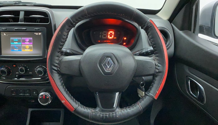 2019 Renault Kwid RXT 1.0 AMT (O), Petrol, Automatic, 14,743 km, Steering Wheel Close Up