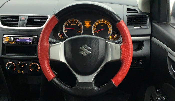 2012 Maruti Swift VXI, Petrol, Manual, 32,556 km, Steering Wheel Close Up