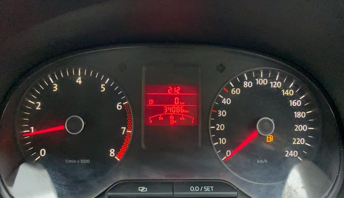 2012 Volkswagen Polo TRENDLINE 1.2L PETROL, Petrol, Manual, 34,086 km, Odometer Image