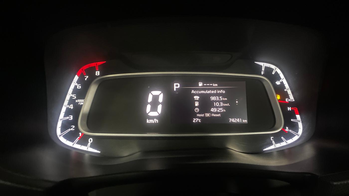 2020 KIA SONET GTX PLUS 1.0 DCT, Petrol, Automatic, 74,226 km, Odometer Image