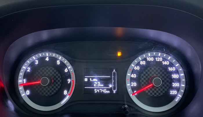 2021 Hyundai AURA S 1.2, Petrol, Manual, 54,746 km, Odometer Image