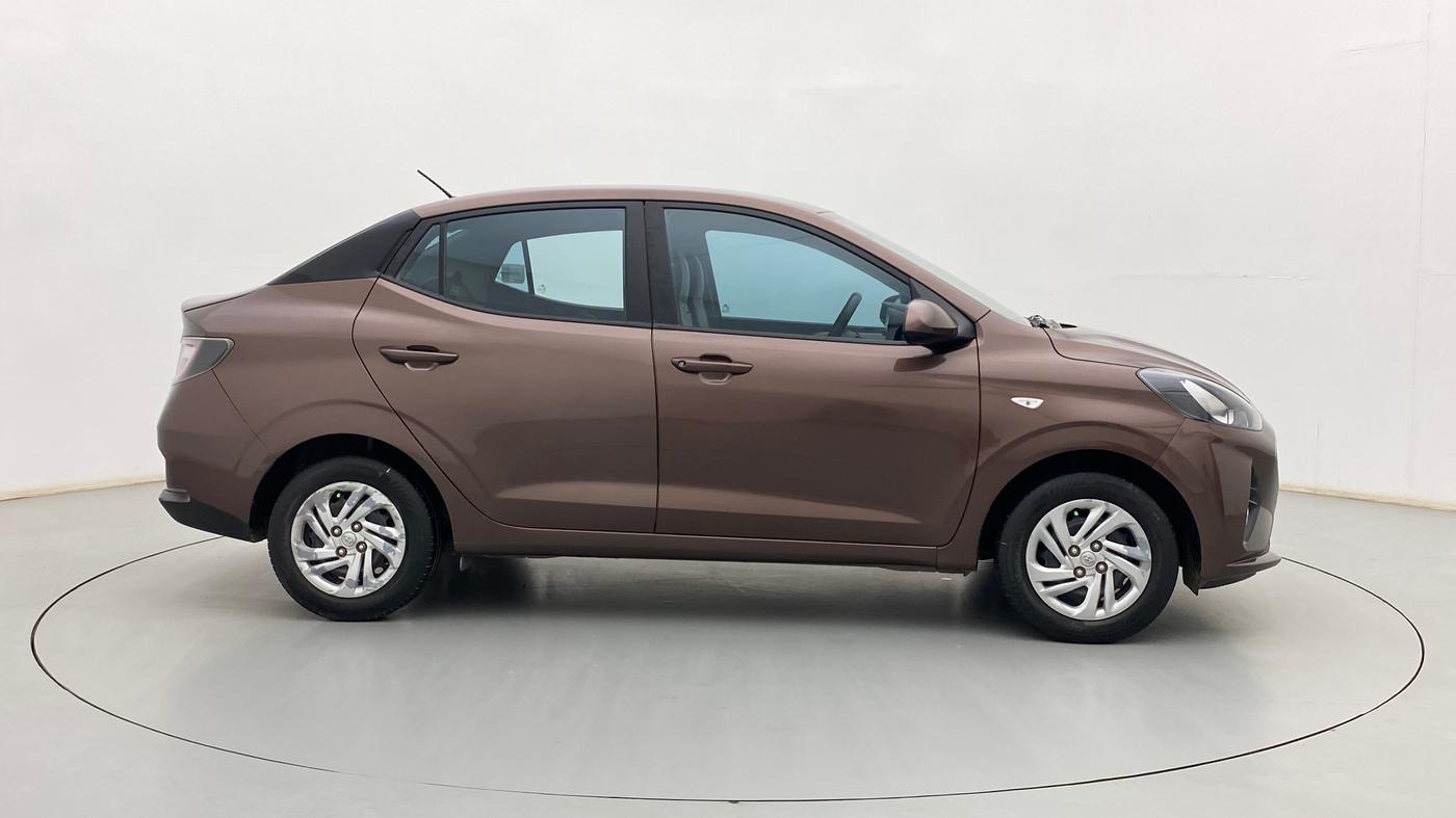 2021 Hyundai AURA S 1.2, Petrol, Manual, 54,746 km, Right Side View
