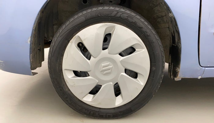 2013 Maruti Wagon R 1.0 VXI, Petrol, Manual, 91,633 km, Left Front Wheel