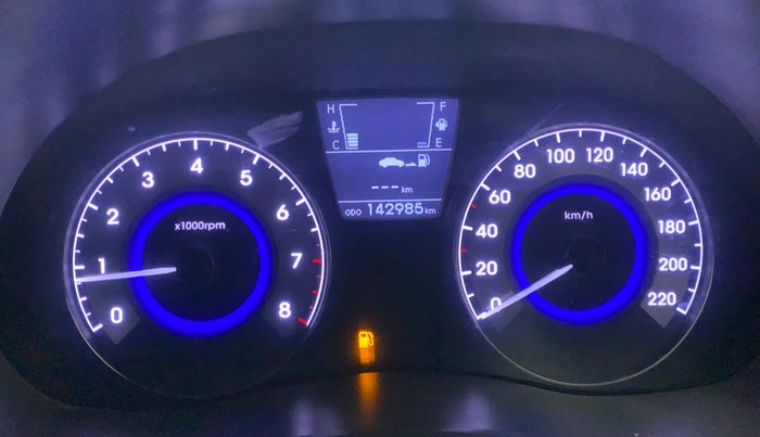 2015 Hyundai Verna FLUIDIC 4S 1.6 VTVT S(O), Petrol, Manual, 1,42,985 km, Odometer Image