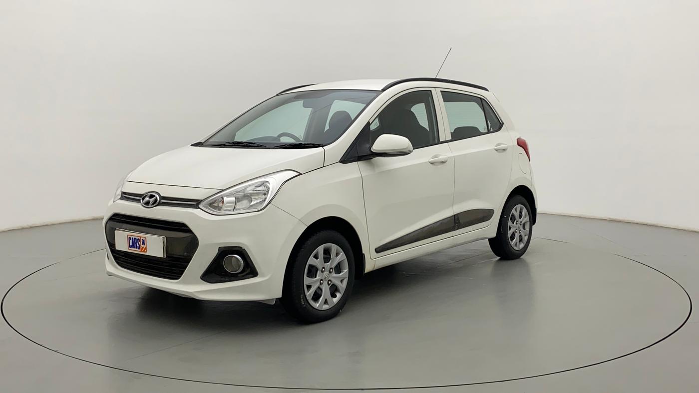 2016 Hyundai Grand i10 SPORTZ 1.2 KAPPA VTVT, Petrol, Manual, 28,163 km, Left Front Diagonal