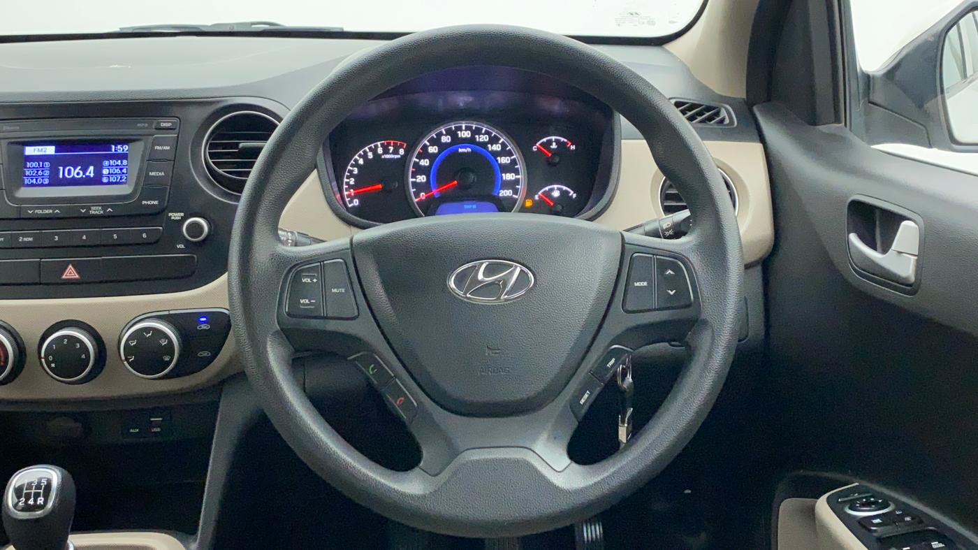 2016 Hyundai Grand i10 SPORTZ 1.2 KAPPA VTVT, Petrol, Manual, 28,163 km, Steering Wheel Close Up