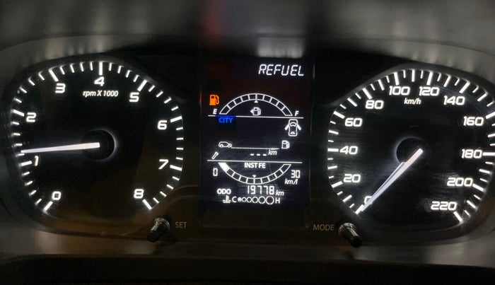 2021 Tata ALTROZ XE PETROL, Petrol, Manual, 19,734 km, Odometer Image