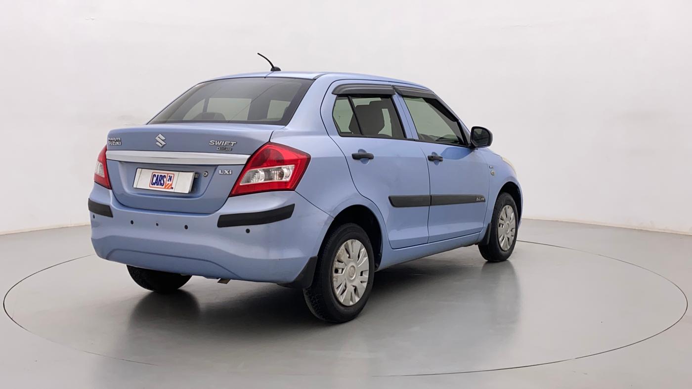 2015 Maruti Swift Dzire LXI, Petrol, Manual, 55,118 km, Right Back Diagonal