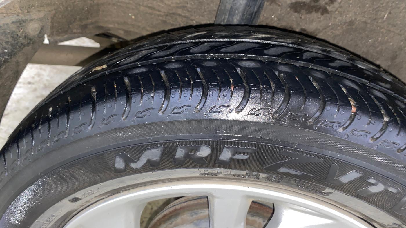 2020 Honda Amaze 1.2L I-VTEC VX CVT, Petrol, Automatic, 29,810 km, Right Rear Tyre Tread