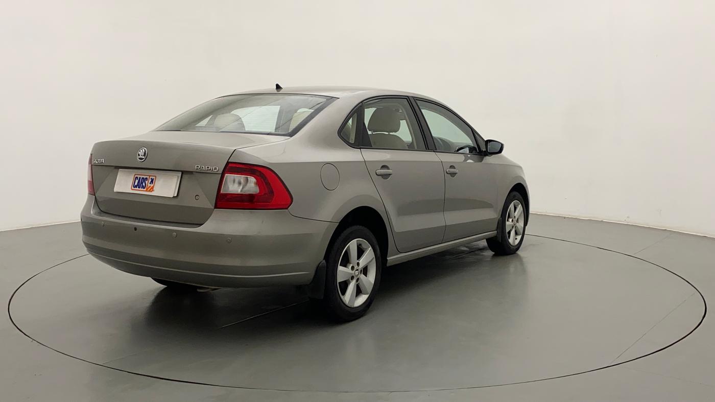 2016 Skoda Rapid AMBITION 1.6 MPI MT, Petrol, Manual, 20,804 km, Right Back Diagonal