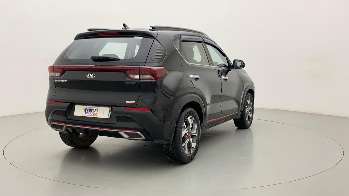 2020 KIA SONET GTX PLUS 1.0 IMT, Petrol, Manual, 31,188 km, Right Back Diagonal
