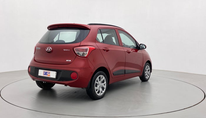 2019 Hyundai Grand i10 SPORTZ 1.2 KAPPA VTVT, Petrol, Manual, 14,163 km, Right Back Diagonal