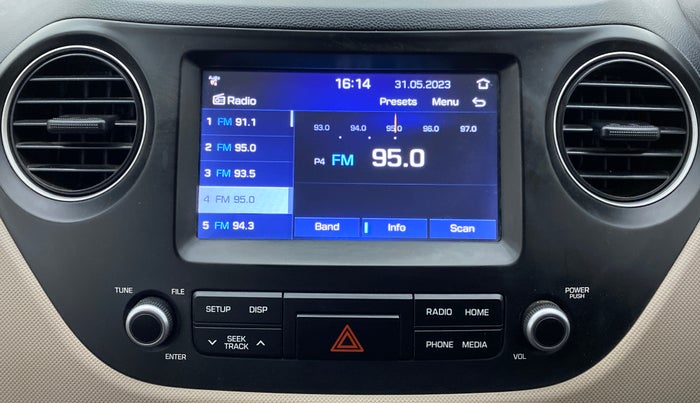 2019 Hyundai Grand i10 SPORTZ 1.2 KAPPA VTVT, Petrol, Manual, 14,163 km, Infotainment System