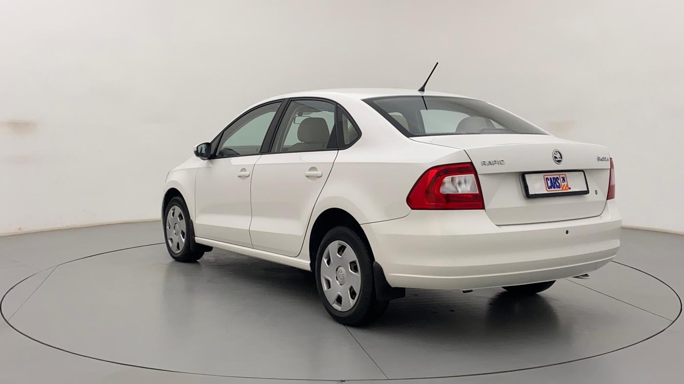 2016 Skoda Rapid 1.5 ACTIVE TDI MT, Diesel, Manual, 1,01,804 km, Left Back Diagonal (45- Degree) View
