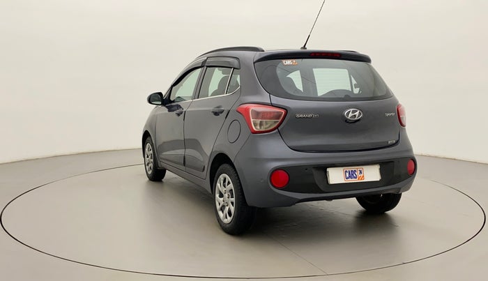 2017 Hyundai Grand i10 SPORTZ (O) 1.2 KAPPA VTVT, Petrol, Manual, 73,097 km, Left Back Diagonal