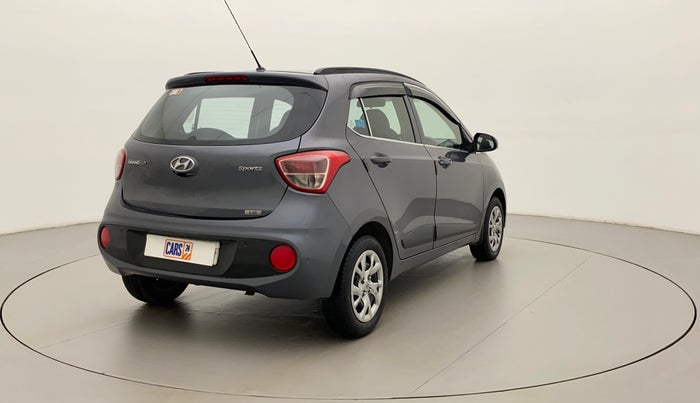 2017 Hyundai Grand i10 SPORTZ (O) 1.2 KAPPA VTVT, Petrol, Manual, 73,097 km, Right Back Diagonal