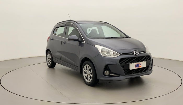 2017 Hyundai Grand i10 SPORTZ (O) 1.2 KAPPA VTVT, Petrol, Manual, 73,097 km, Right Front Diagonal