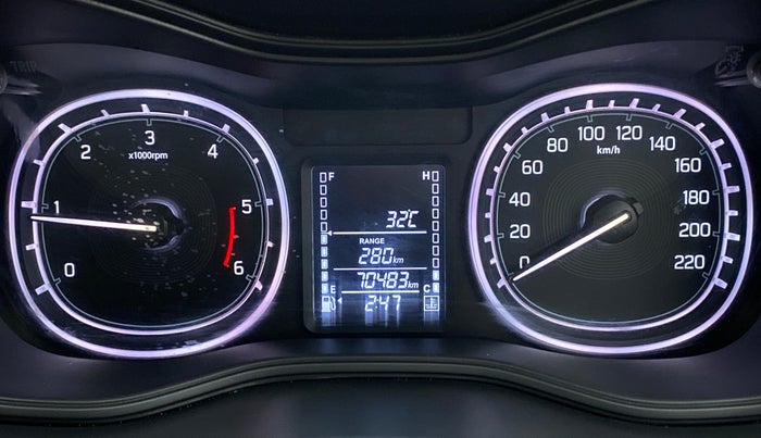 2017 Maruti Vitara Brezza ZDI, Diesel, Manual, 70,483 km, Odometer Image