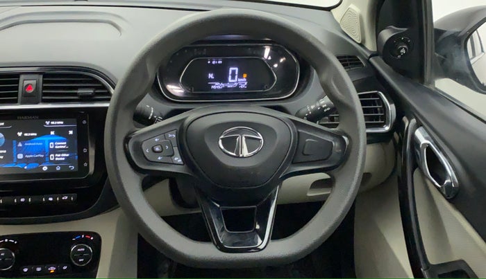2022 Tata TIGOR XZA PLUS PETROL, Petrol, Automatic, 14,549 km, Steering Wheel Close Up