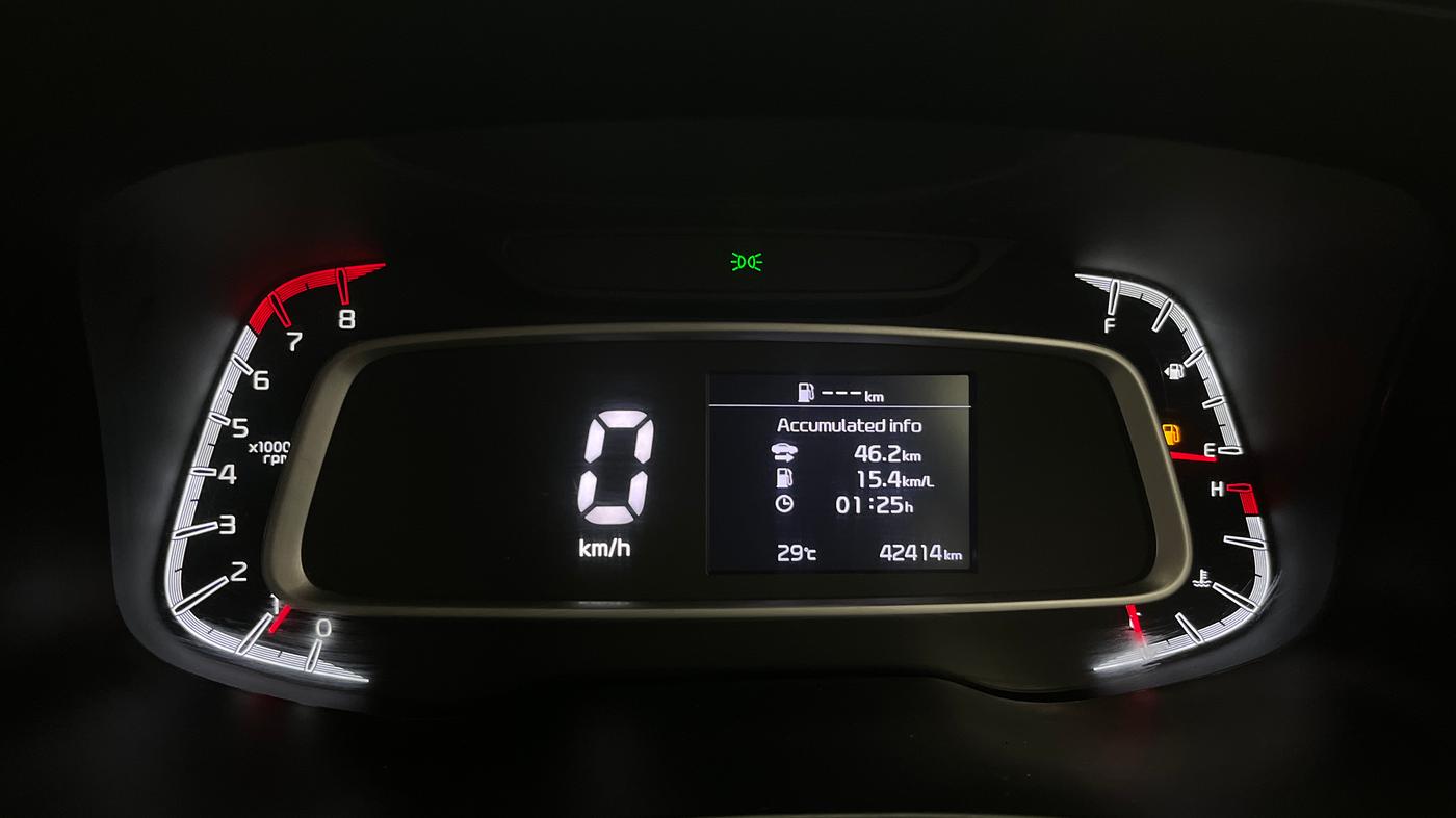 2022 KIA SONET HTK 1.2, Petrol, Manual, 42,706 km, Odometer Image