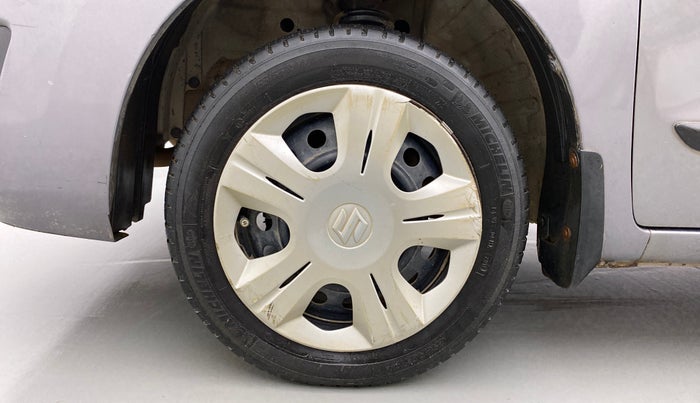 2013 Maruti Wagon R 1.0 VXI, Petrol, Manual, 64,628 km, Left Front Wheel
