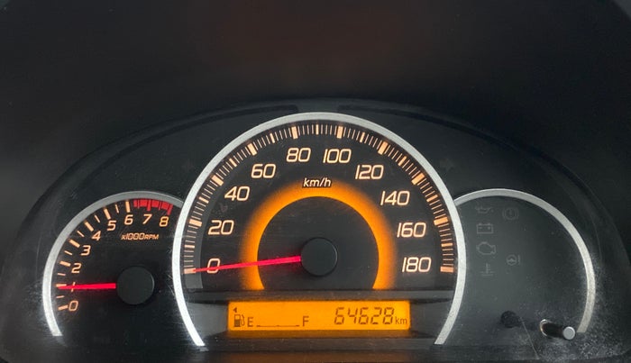 2013 Maruti Wagon R 1.0 VXI, Petrol, Manual, 64,628 km, Odometer Image