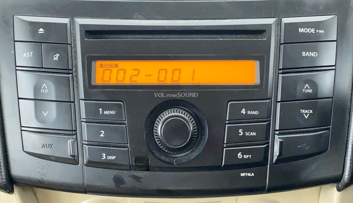 2013 Maruti Swift Dzire VXI, Petrol, Manual, 86,127 km, Infotainment System