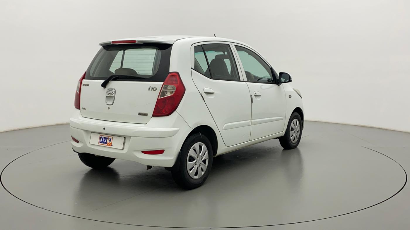 2010 Hyundai i10 SPORTZ 1.2 AT, Petrol, Automatic, 38,762 km, Right Back Diagonal