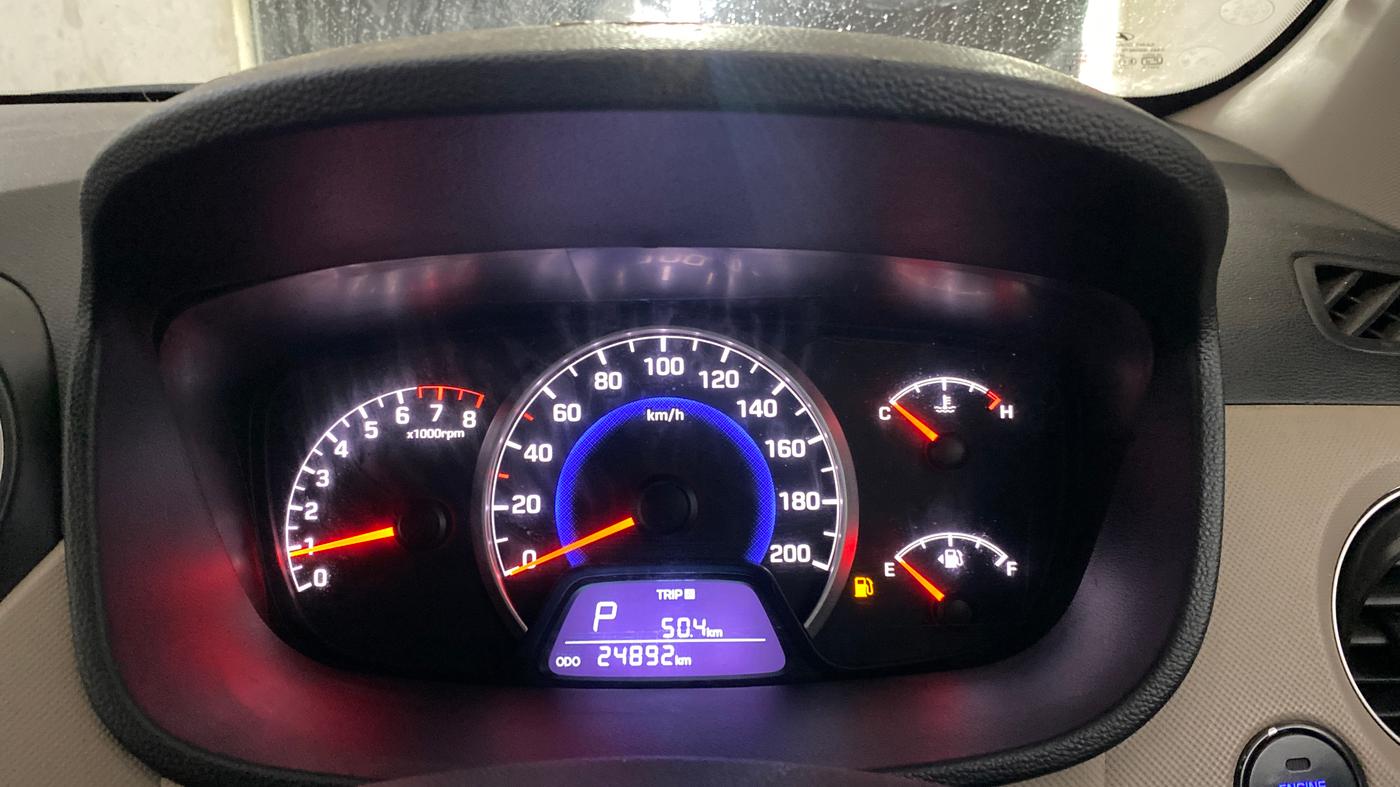 2016 Hyundai Grand i10 ASTA AT 1.2 KAPPA VTVT, Petrol, Automatic, 24,850 km, Odometer Image