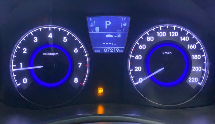 2013 Hyundai Verna FLUIDIC 1.6 VTVT SX OPT AT, Petrol, Automatic, 87,219 km, Odometer Image