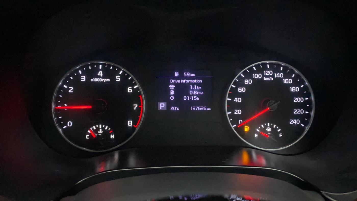 2020 KIA SELTOS HTX IVT 1.5 PETROL, Petrol, Automatic, 1,37,586 km, Odometer Image