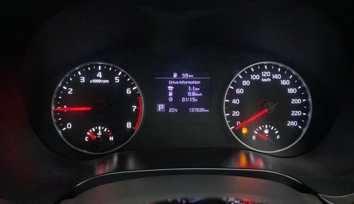 2020 KIA SELTOS HTX IVT 1.5 PETROL, Petrol, Automatic, 1,37,635 km, Odometer Image