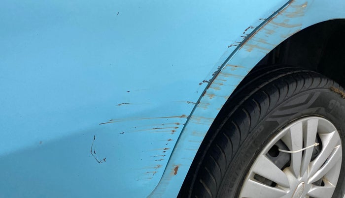 2014 Datsun Go T, Petrol, Manual, 70,320 km, Rear left door - Slightly dented