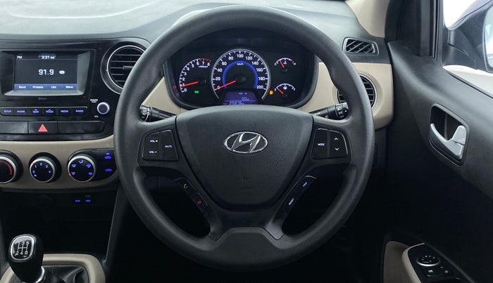 2017 Hyundai Grand i10 SPORTZ 1.2 KAPPA VTVT, Petrol, Manual, 25,915 km, Steering Wheel Close Up