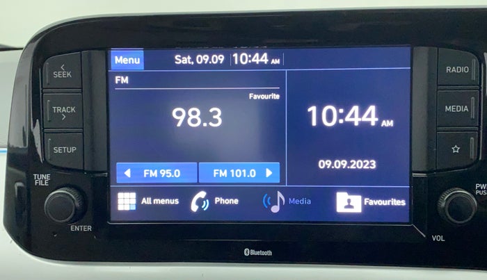 2021 Hyundai GRAND I10 NIOS SPORTZ 1.2 KAPPA VTVT CNG, CNG, Manual, 42,147 km, Infotainment System