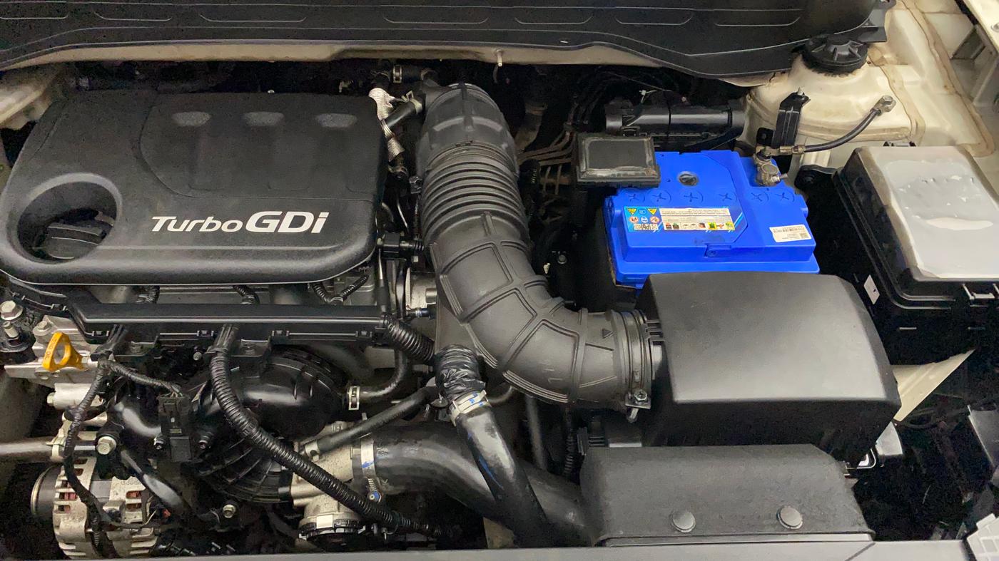 2019 Hyundai VENUE SX 1.0 TURBO, Petrol, Manual, 1,25,229 km, Engine View - Left