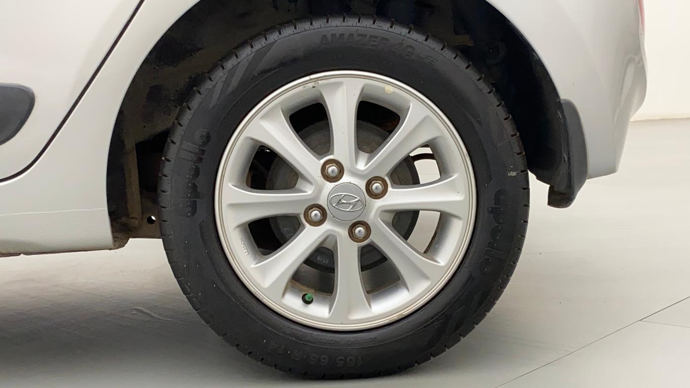 2015 Hyundai Grand i10 ASTA AT 1.2 KAPPA VTVT, Petrol, Automatic, 46,115 km, Left Rear Wheel