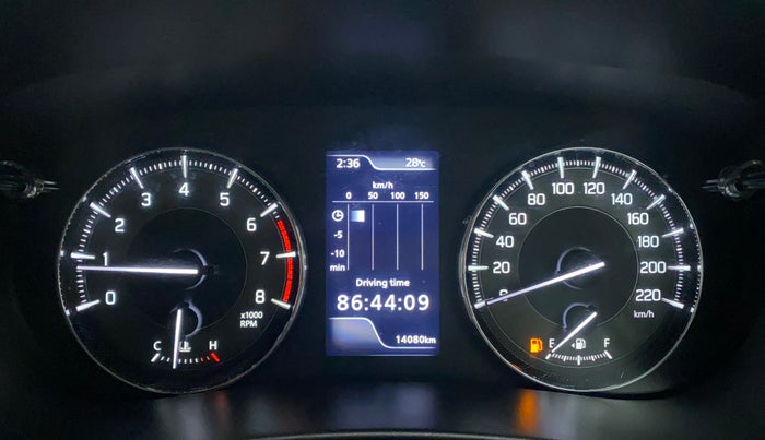 2022 Maruti Baleno ALPHA PETROL 1.2, Petrol, Manual, 14,080 km, Odometer Image