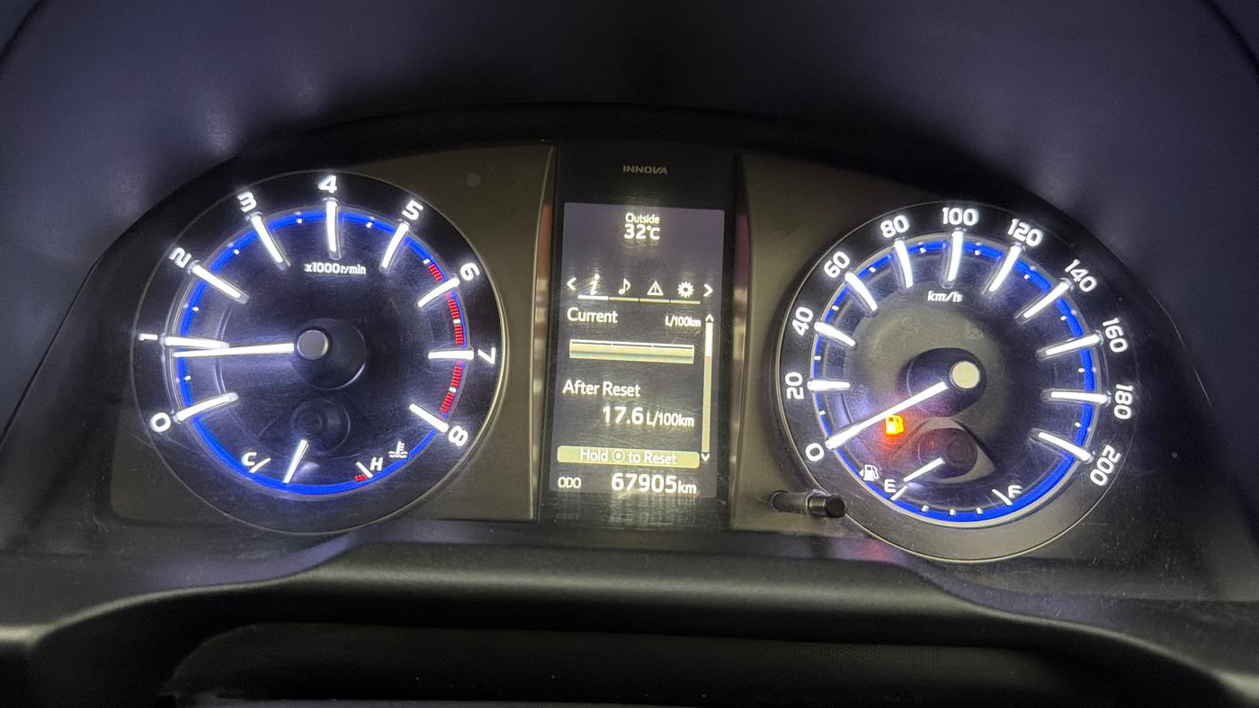 2022 Toyota Innova Crysta 2.7 VX 7 STR, Petrol, Manual, 67,894 km, Odometer Image