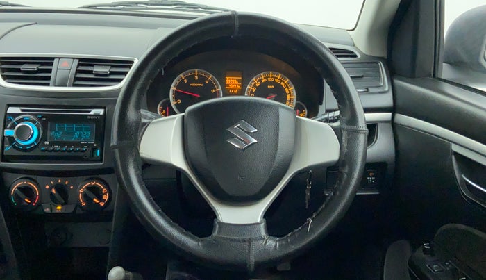 2013 Maruti Swift VDI, Diesel, Manual, Steering Wheel Close Up