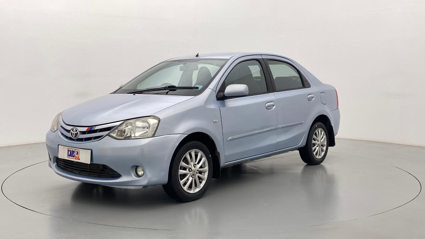 2012 Toyota Etios VD, Diesel, Manual, 95,609 km, Left Front Diagonal