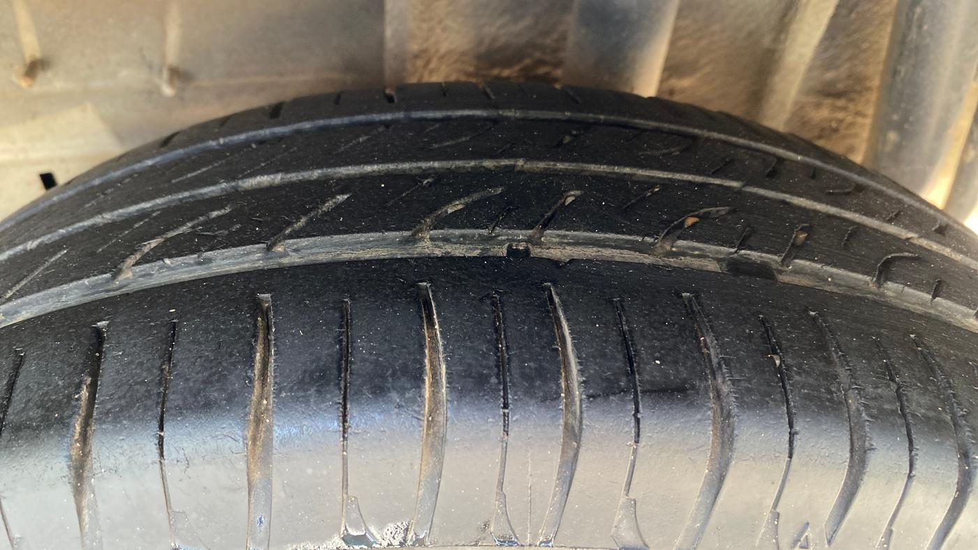 2018 Tata TIGOR XM PETROL, Petrol, Manual, 1,13,615 km, Left Rear Tyre Tread